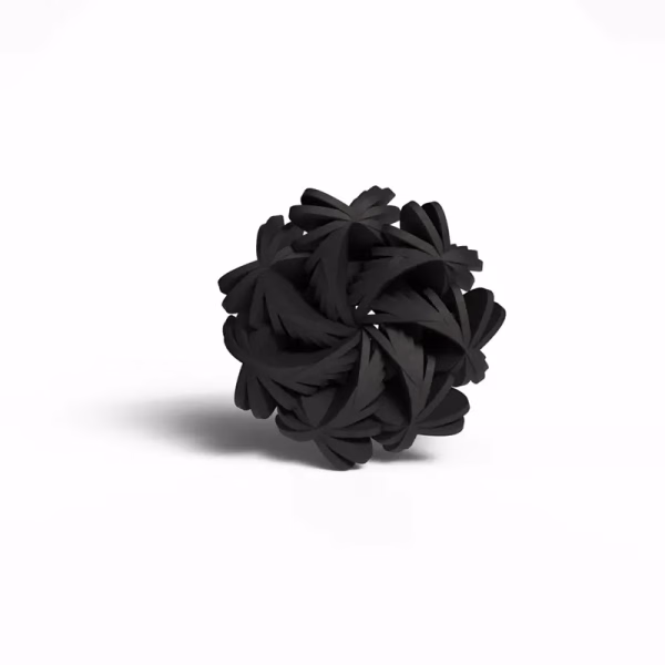 Broche FLOE – Design Orgânico Impresso em 3D com PLA Sustentável - Imagem 2