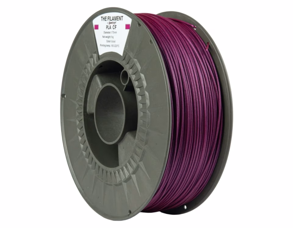 bobina de filamento roxo